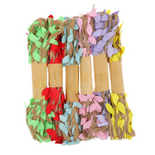Artificial Leaf Garland Greenery Craft Rope 6pcs with Realistic Leaf Design for DIY Decoration