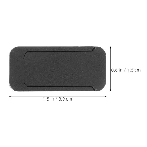 10Pièces Cache Caméra Laptop Et Mobile ABS Noir Slim Protection 1