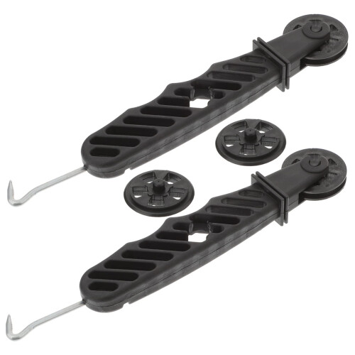 2pcs Window Screen  Tool 2 in 1 Design with Hook Ergonomic Grip for Quick Screen Fix