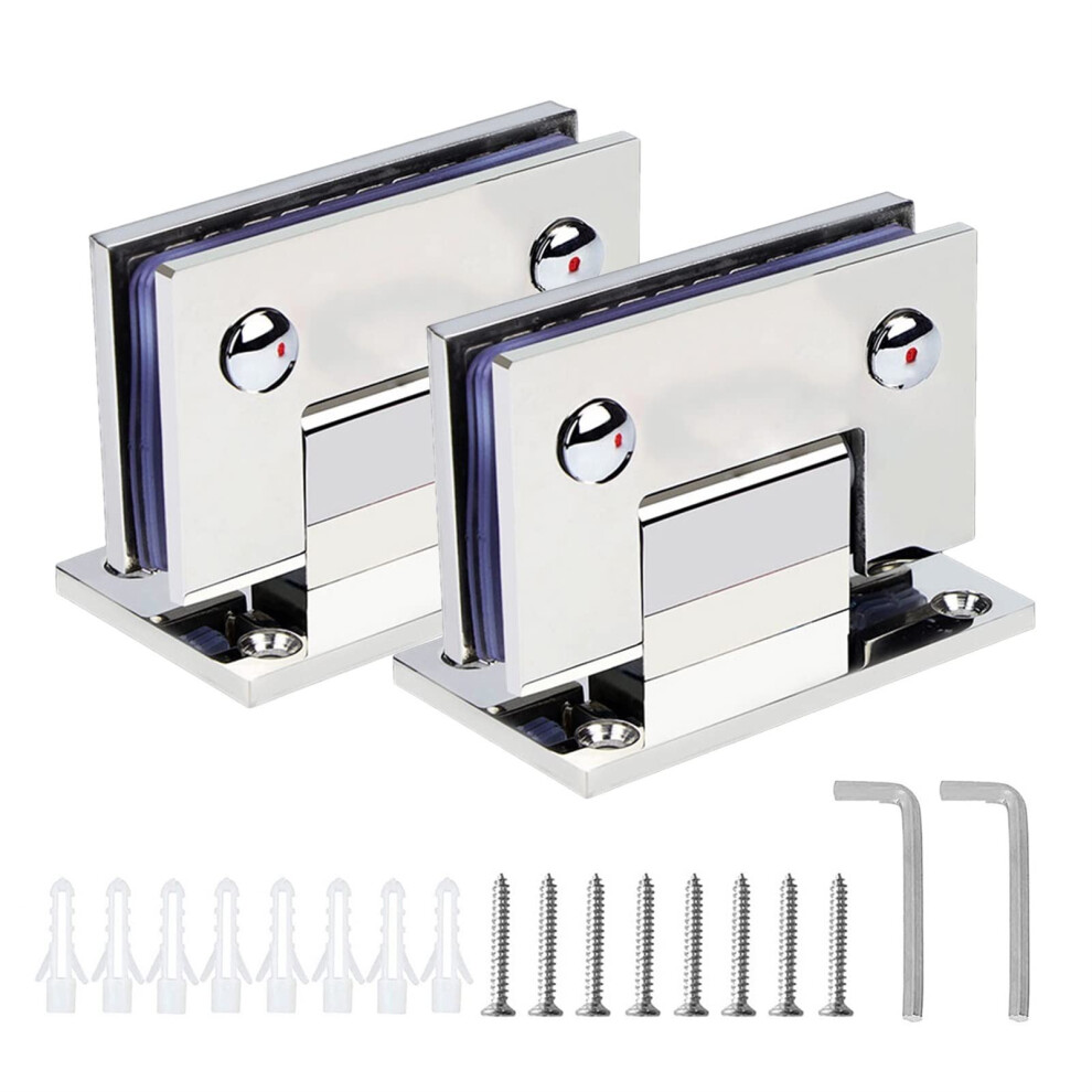 2 Pack 90 Glass Door Hinges, Heavy Duty Stainless Steel Frameless Shower Door Hinges 812Mm, Rustresistant Auto Closing Design 9771547907459