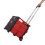 Folding Utility Cart 80Lb Capacity with Smooth Wheels, Telescopic Handle, Red Large 3