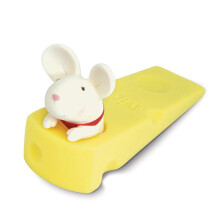 Cute Animal Door Stopper Dog Cat Design, Soft Silicone Non‑Slip Wedge, Decorative and Safe