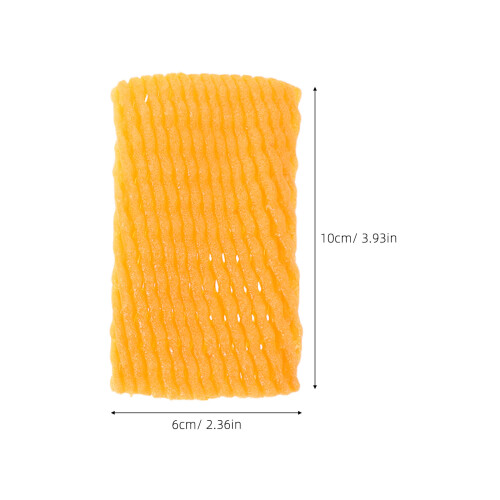 400Pcs Orange Foam Fruit Wrap Net Bags for Mango Packaging 1