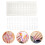 White Full Cover Fake Nail Tips Clear False Nails for Manicure 8