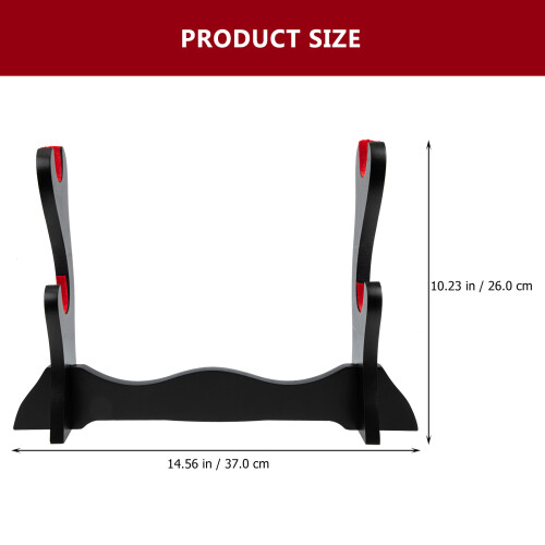 Flötenorganizer Aus Mdf Schwarz Einfacher Desktop Flötenständer 1