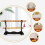 Flötenorganizer Aus Mdf Schwarz Einfacher Desktop Flötenständer 4