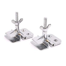 Zinc Alloy Butterfly Hinge Barrel Clamp Pair, Durable Build for Screen Fixing and Cabinet Support