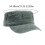 Wash Cotton Baseball Cap Distressed Color Adjustable-Navy blue 4