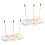 6Pièces Support Reçu Métal Robuste Pour Rangement Efficace 9