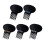Volumizing Hair Clip Hair Pad Comb Insert For Flat-Silver white 2
