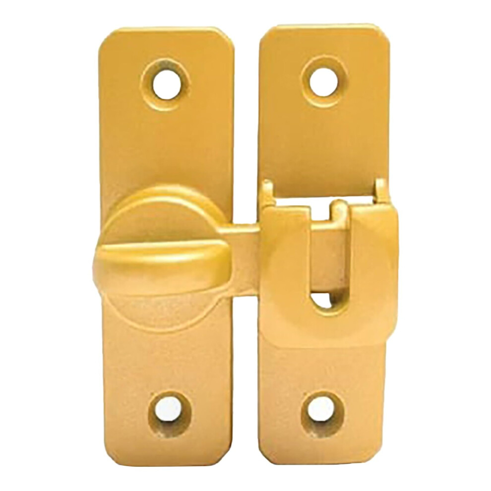 Aluminum Alloy Sliding Door Lock 90 Flip Buckle Bathroom Privacy Latch Durable CorrosionâResistant 9073542054191
