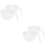 4Pcs Plastic Mixing Bowls Transparent Set with Handle for Kitchen Use 3