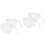 4Pcs Plastic Mixing Bowls Transparent Set with Handle for Kitchen Use 5