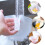 4Pcs Plastic Mixing Bowls Transparent Set with Handle for Kitchen Use 7