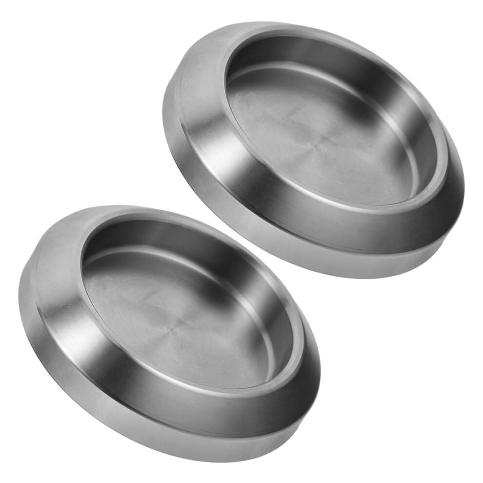 2Pcs Stainless Steel Sliding Door Handle Set, Invisible Flush Pull With Ergonomic Recessed Grip For Wardrobe And Cabinet 9330225384700