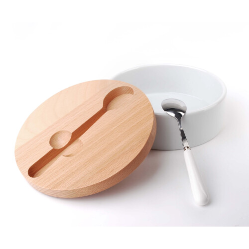 Suikerpot Porselein BASIC KITCHEN COOKINI 14,7x14,7x6 cm Wit 1 st. 1