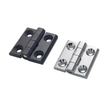 Heavy Duty Zinc Alloy Gate Hinge Black Door Hinge Corrosion Resistant Smooth Pivot Operation 1Pc