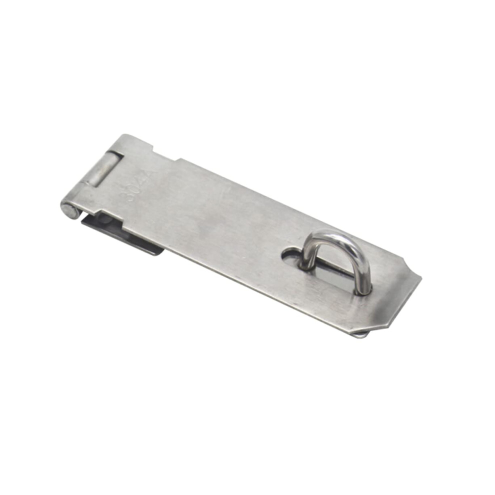 4 Inch Stainless Steel Door Hasp Latch For Secure Padlock Attachment, RustâResistant Build 9330225384861