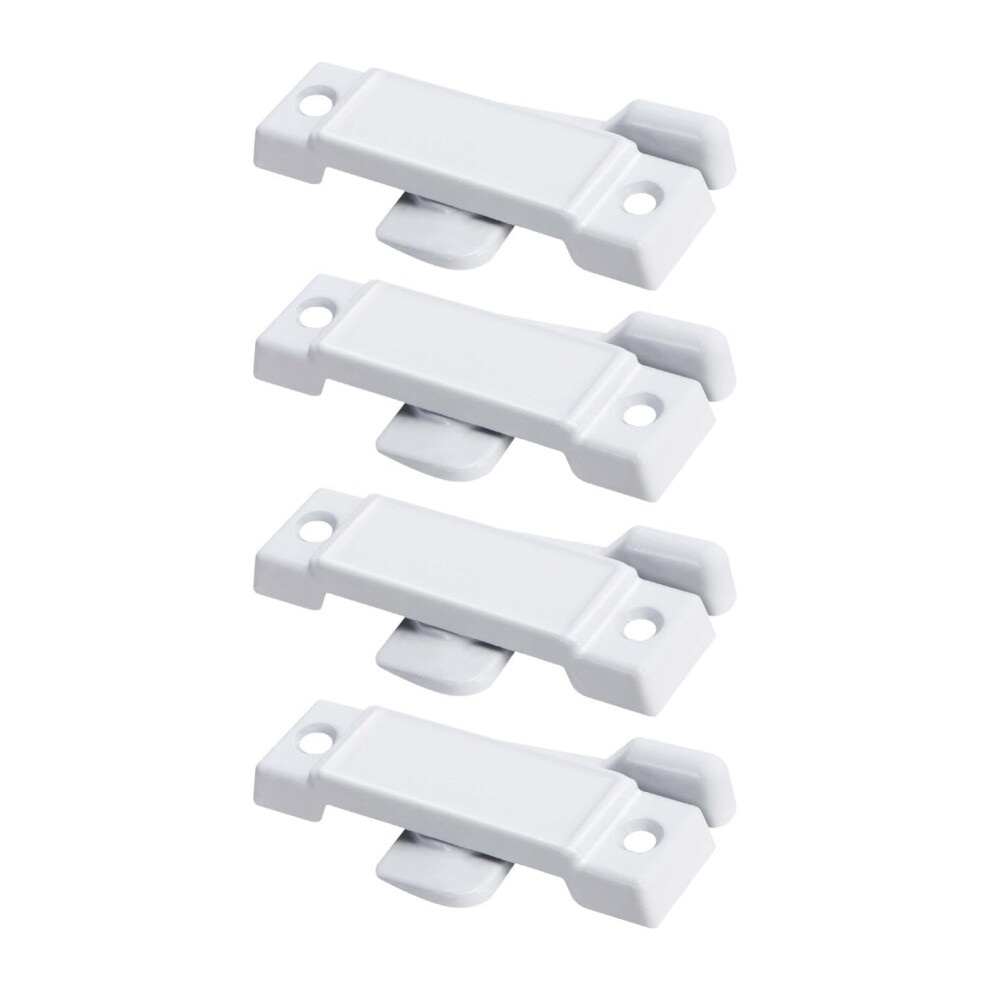 4 Pack Window Sash Locks 21/4 Inch Zinc Alloy Childproof Replacement Locks For Double Hung Vertical Sliding Windows 9073542054559