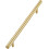 Modern Brushed Copper Cabinet Handle 160mm Hole Center, Durable Solid Construction for Kitchen Drawers 1