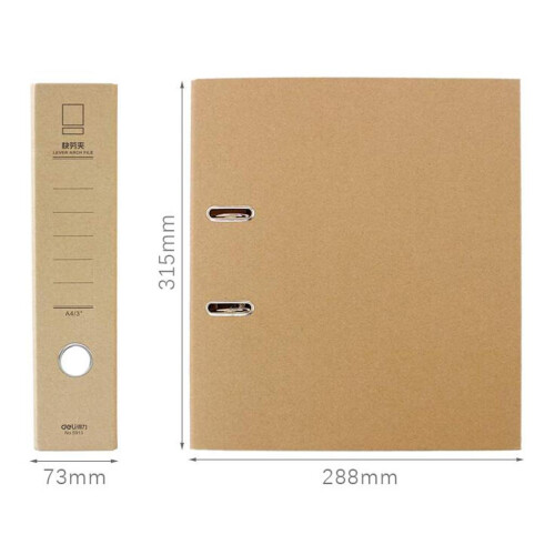 Black A4 File Folder with Durable Metal Clip, Expandable Document Organizer for Office Storage 1