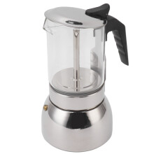 Portable Stovetop Espresso Maker Double Valve