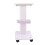 Salon Trolley Cart with Silent Locking Wheels, DoubleLayer Storage and Ergonomic Arc Handle 27.5' H 1