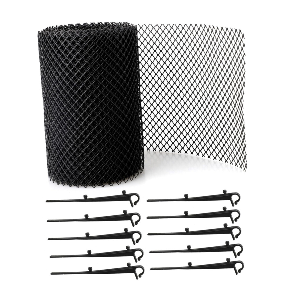 Gutter Guard Mesh Roll For Roof Drainage, Anticlog Protection, Flexible Easy Diy Installation 9351714532945