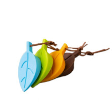 4PCS Leaf Shaped Silicone Door Stopper Set, Child Safety AntiClamping Soft Door Stop, 4 Colors