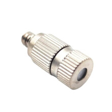 50 Pack Pressure Brass Misting Nozzles 3/16 Inch TW4010 for Greenhouse Cooling and Humidification