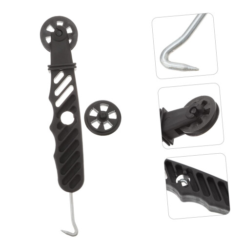 2pcs Window Screen  Tool 2 in 1 Design with Hook Ergonomic Grip for Quick Screen Fix 2