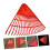 2pcs Plastic Garden Leaf Rake Set for Efficient Leaf Cleanup and Soil Loosening Durable PP Hand Tools 3