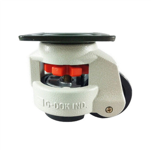 Heavy Duty Adjustable Leveling Caster GD60F for Heavy Equipment, Precise Level Adjustment and Stable Support