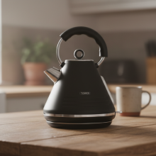 Tower Ash Pyramid Black Chrome 1.7L 3KW Kettle