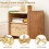 4 Pack Gold Cabinet Knobs Solid Brass Bow Drawer Pulls Elegant Polished Finish for Dresser Cupboard 5