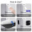 Refrigerator Lock with 3‑Digit Code, Keyless No‑Drill Child Safety Lock for Fridge, Freezer, Cabinet (1 Pack) 5