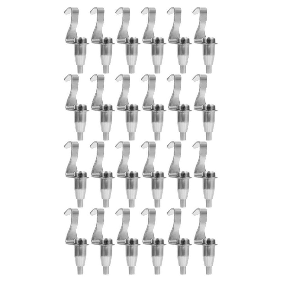 24Pcs S Shaped Heavy Duty Picture Rail Hooks Durable Iron Hanging Set For Home And Office Decor 9330225385486