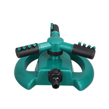 360 Degree Rotary Lawn Sprinkler with Stable NonTipping Base, Adjustable Garden Water Sprinkler Green