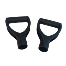 3pcs Shovel Handle Replacement Set with Ergonomic D Grip, Durable Non‑Slip Shaft for Garden and Snow Tools