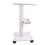 Salon Trolley Cart with Silent Locking Wheels, DoubleLayer Storage and Ergonomic Arc Handle 27.5' H 4