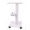 Salon Trolley Cart with Silent Locking Wheels, DoubleLayer Storage and Ergonomic Arc Handle 27.5' H 5