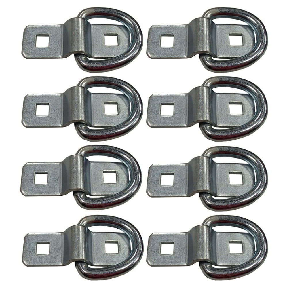Dr038ss 8 Bolton Trailer D Ring Tie Down Anchors 5000Lb Heavyduty Stainless Steel For Trucks 9073542055518