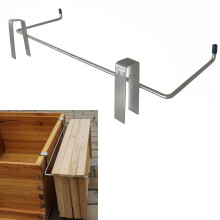 Bee Hive Frame Holder Stainless Steel Beekeeping Frame Rack Triple Capacity Rust‑Resistant Stand 1 Set