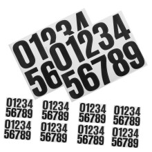 Mailbox Number Stickers Waterproof Outdoor Address Numbers Decals Easy Peel Long Lasting Adhesion 10 Sheets