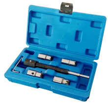 Alternator Pulley Removal Tool Set for Car Maintenance, Secure Locking, Durable Steel 5‑Piece Kit