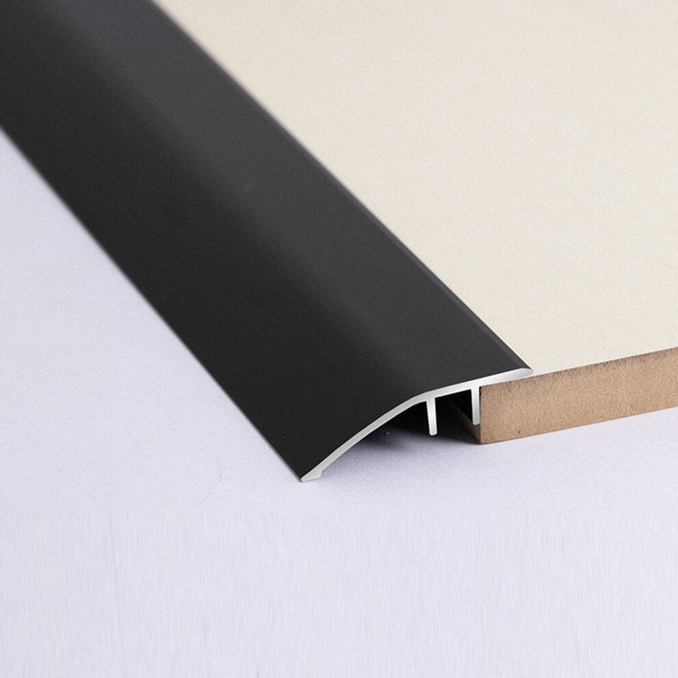 Aluminum Floor Transition Strip For Uneven Floors, Carpet To Tile Door Threshold Ramp, Wheelchair Friendly Antislip Design 9351714533959