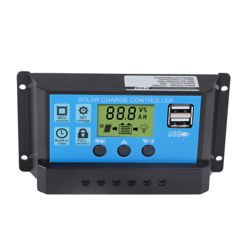30A Solarladeregler mit ABS-Digitalanzeige 1