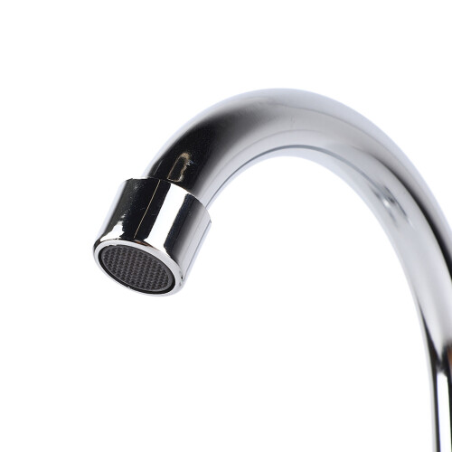 Wall Mount Stainless Steel 2-Handle Faucet, 21oz 2