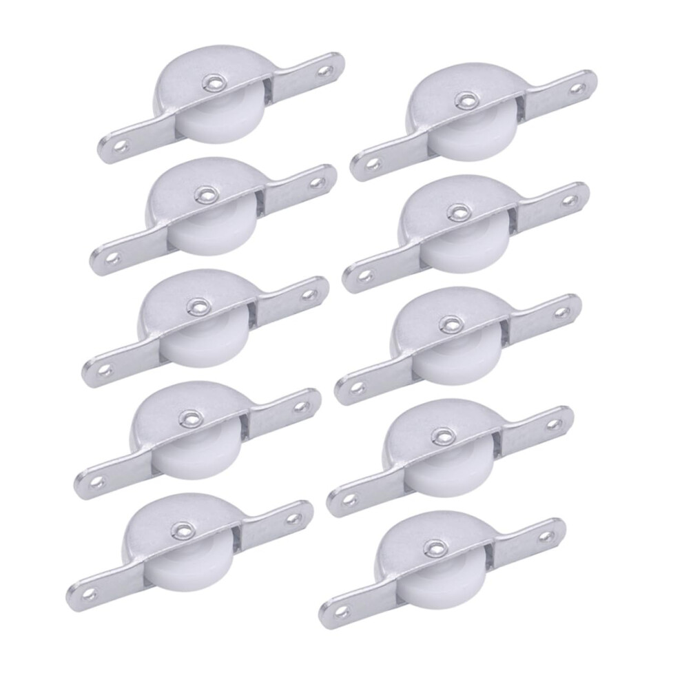 10Pcs Steel Sliding Door Roller Set For Smooth Quiet Closet Door Track Replacement 9351714534154