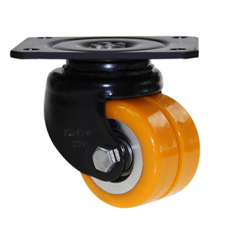 Heavy Duty Caster Wheels 75Mm Polyurethane Swivel Casters For Industrial Furniture, Quiet Smooth Rolling, Load Capacity 9073542055990
